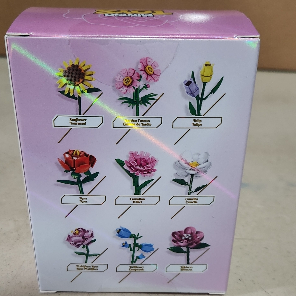 Miniso Multiflora Rose Building Blocks set - Picture 3 of 4